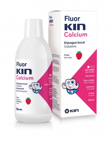 KIN FLUORKIN CALCIO FRESA 500ML