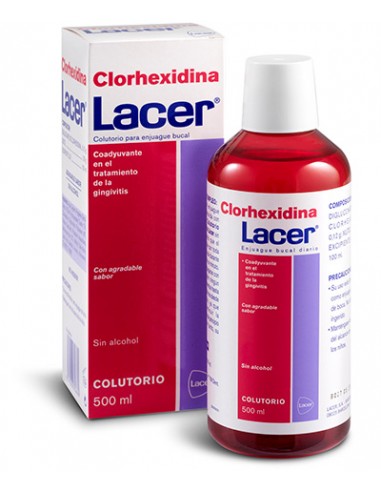 LACER CLORHEXIDINA COLUTORIO 500ML