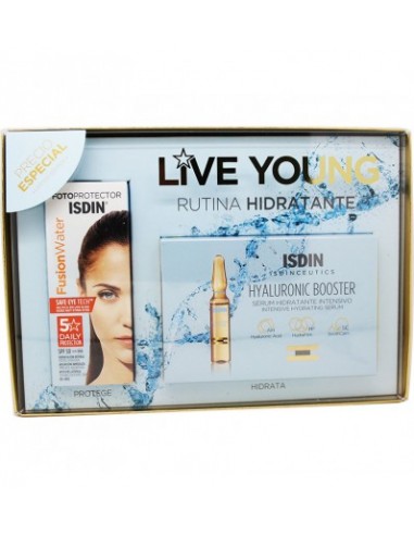 ISDIN PACK FUSION WATER + 5 AMPOLLAS...