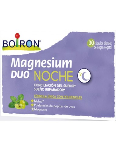 BOIRON MAGNESIUM DUO NOCHE 30 CAPSULAS