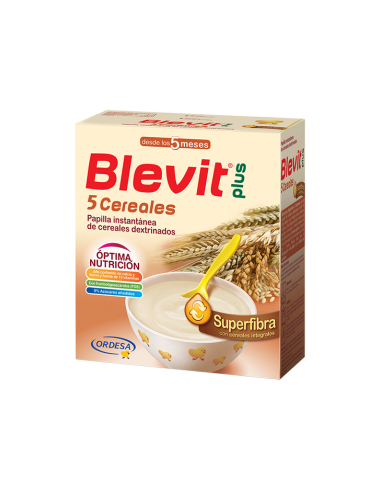 BLEVIT PLUS SUPERFIBRA 5 CEREALES 600G