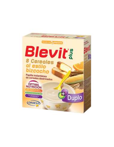 BLEVIT PLUS DUPLO 8 CEREALES BIZCOCHO...