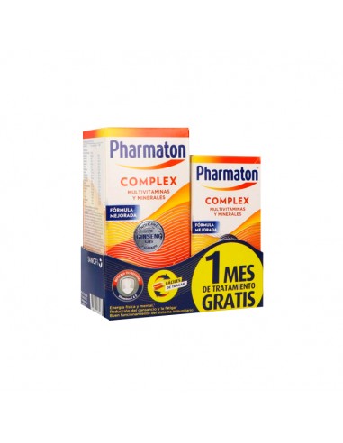 PHARMATON COMPLEX PACK 100CAPSULAS + 30