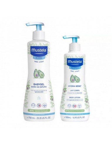 MUSTELA PACK HYDRA BB 500ML + BABYGEL...