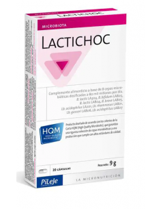 PILEJE LACTICHOC 20 CAPSULAS