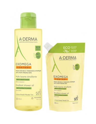 ADERMA EXOMEGA PACK ACEITE+RECAMBIO