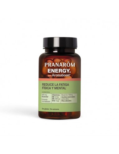PRANAROM AROMABOOST ENERGY 60 CAPSULAS