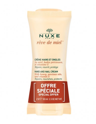 NUXE REVE DE MIEL DUPLO MANOS 2x50ML