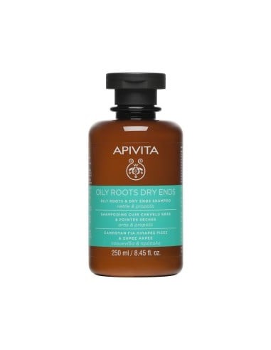 APIVITA CHAMPU CABELLO GRASO PUNTAS...